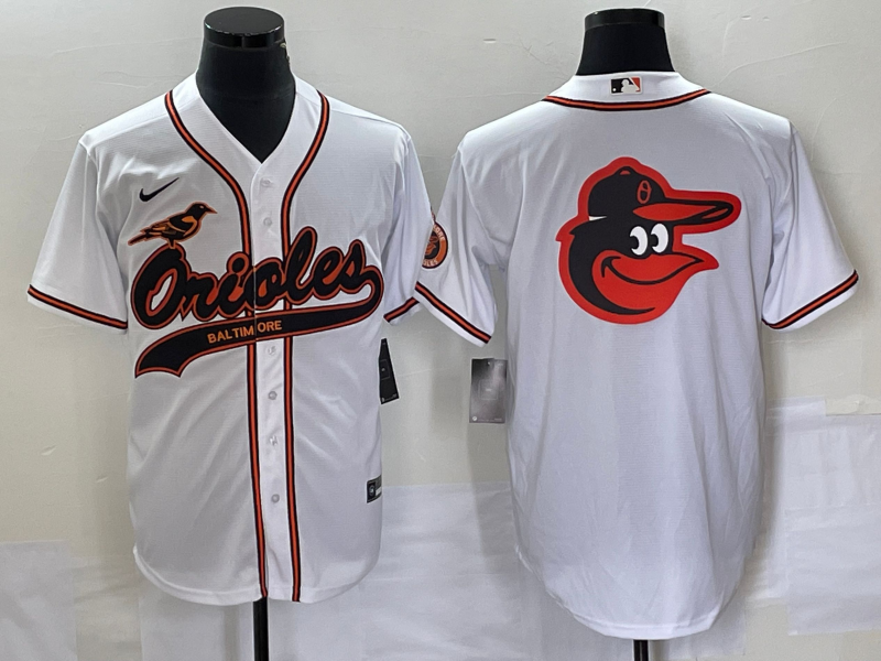 Men's Baltimore Orioles White Jersey Joint Edition